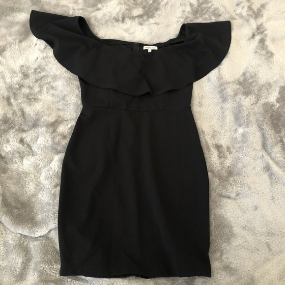 Charlotte Russe Dresses & Skirts - Charlotte Russe Off Shoulder Black Dress Size M